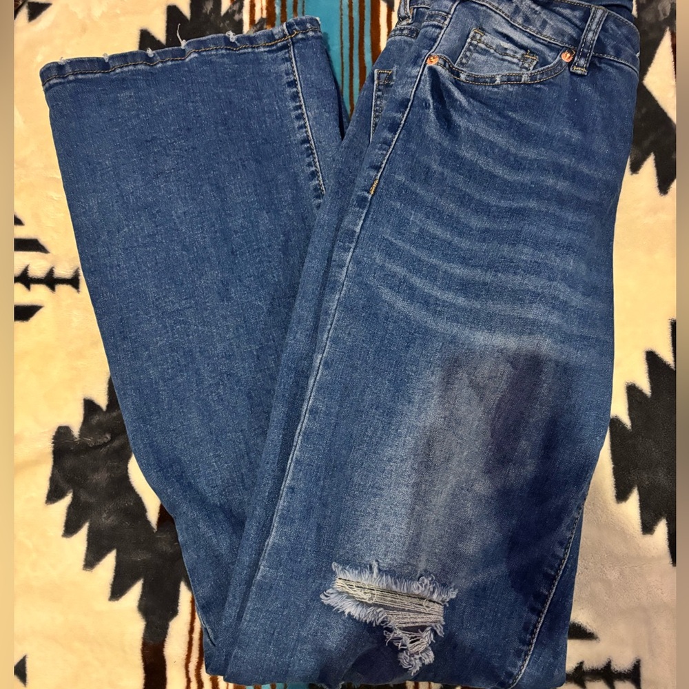 Amazon basic 
Medium wash high rise